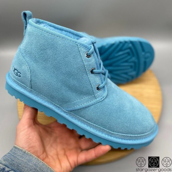 UGG Shoes Ugg Chukka Boots Mens 8 Neumel Blue Suede Sheepskin